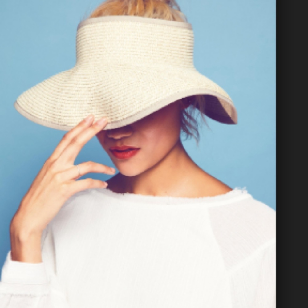 NWOT San Diego Hat Company Visor From Free People